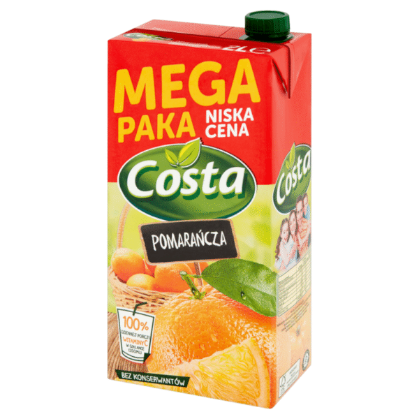 costa orange drink 2l