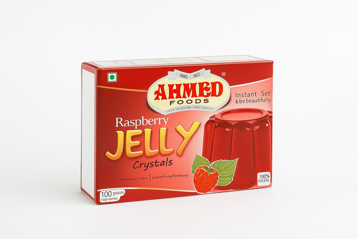 AHMED FOODS RASPBERRY JELLY CRYSTALS