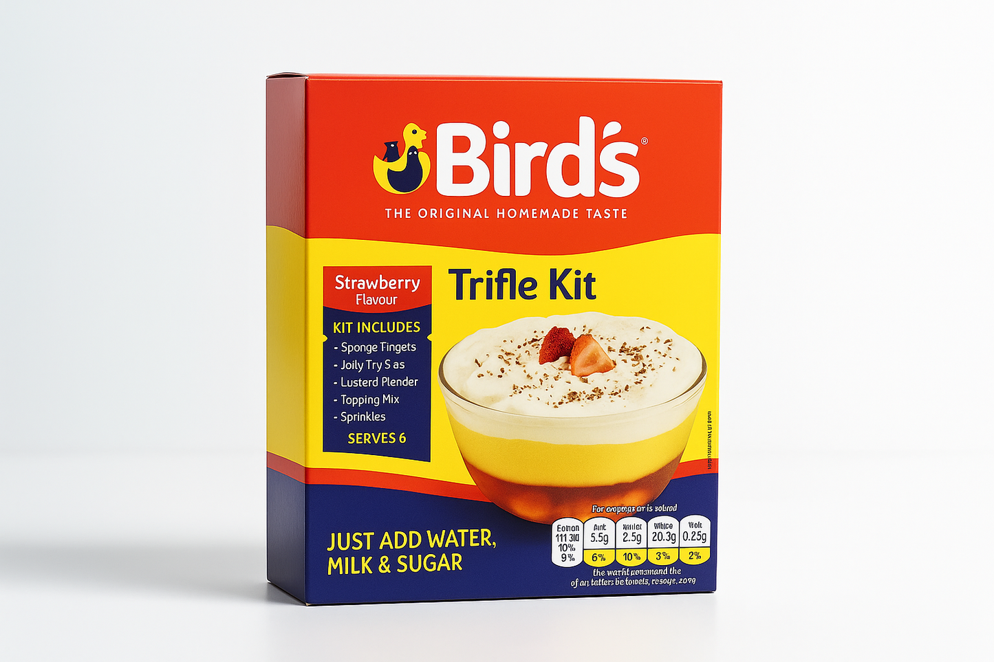 BIRD’S ORIGINAL STRAWBERRY TRIFLE KIT (141 G)