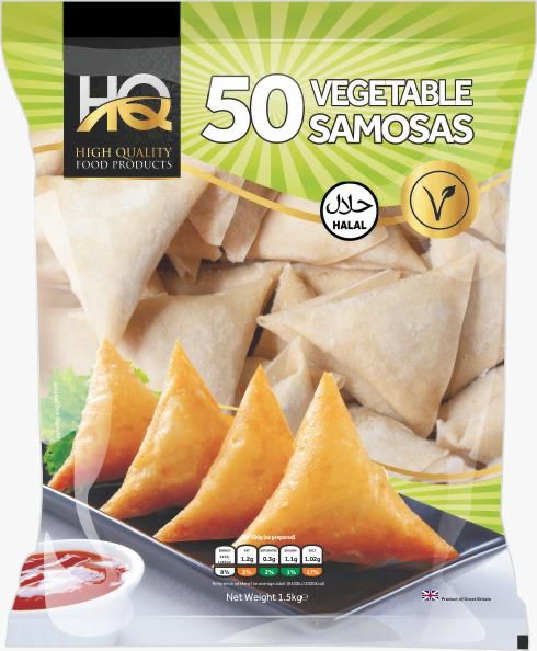 HQ 50 VEGETABLE SAMOSAS