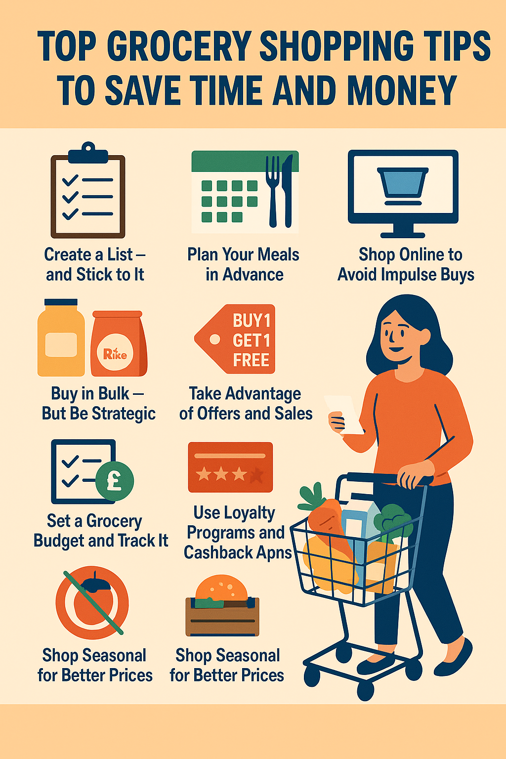 Top Grocery Shopping Tips to Save Time and Money