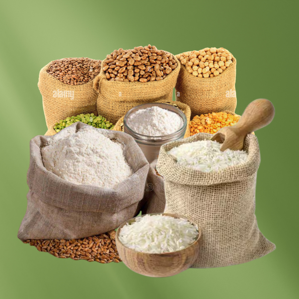 Rice, Flours and Lentils