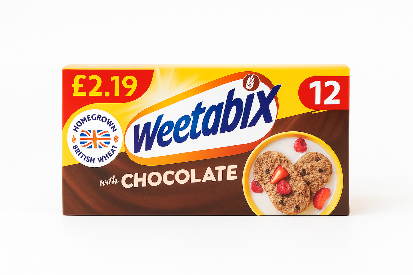WEETABIX WITH CHOCOLATE X12