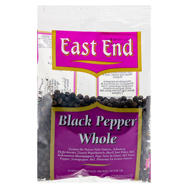 East End BLACK PEPPER WHOLE 100g