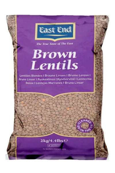 east end brown lentils 2kg