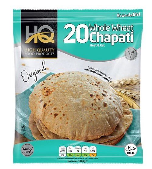 20 WHOLE WHEAT CHAPATI