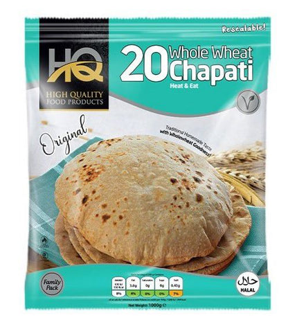20 WHOLE WHEAT CHAPATI