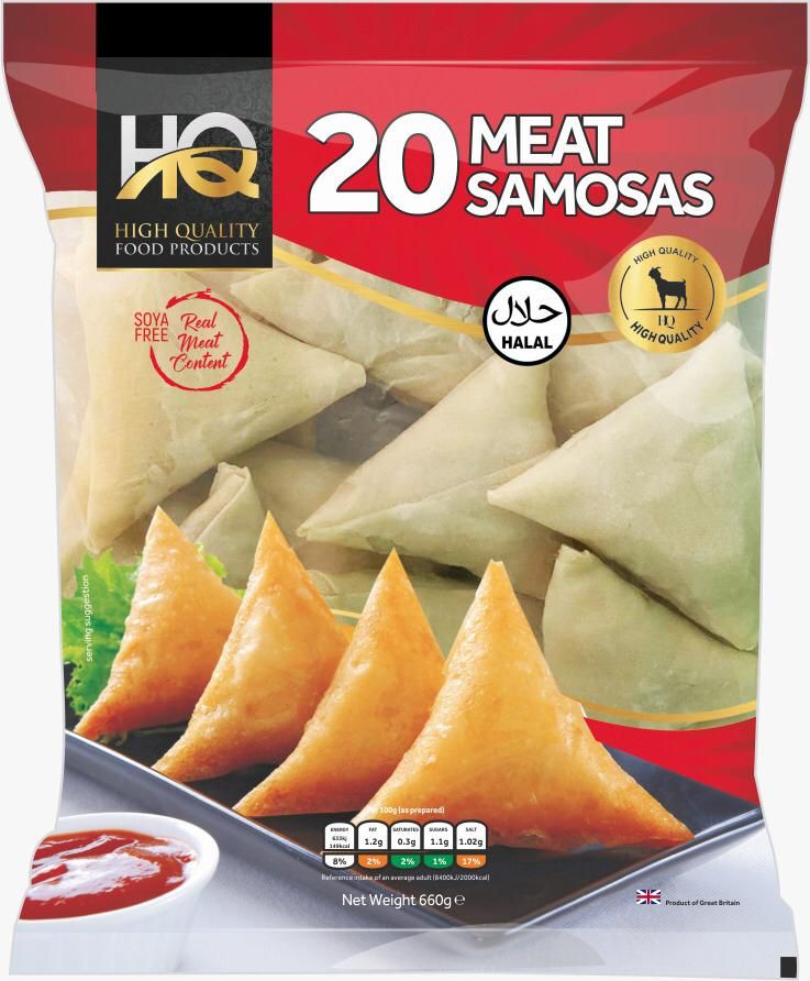 20 MEAT SAMOSAS