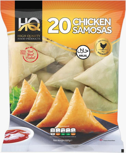 20 CHICKEN SAMOSAS