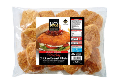 HQ HOT AND SPICY CHICKEN BREAST FILLETS