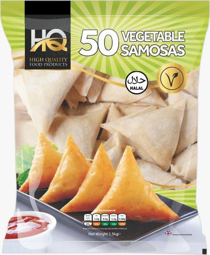 HQ 50 VEGETABLE SAMOSAS