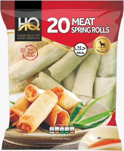 20 MEAT SPRING ROLLS