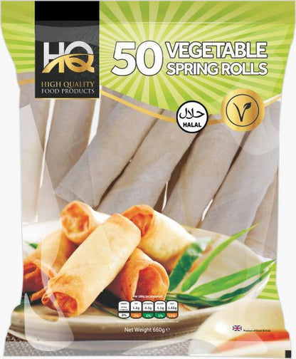 HQ 50 VEGETABLE SPRING ROLLS
