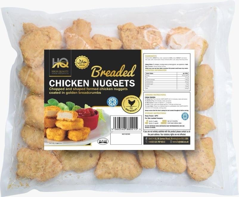 BREADED CHICKEN NUGGETS