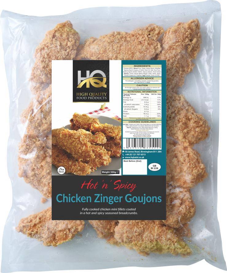 CHICKEN ZINGER GOUJONS