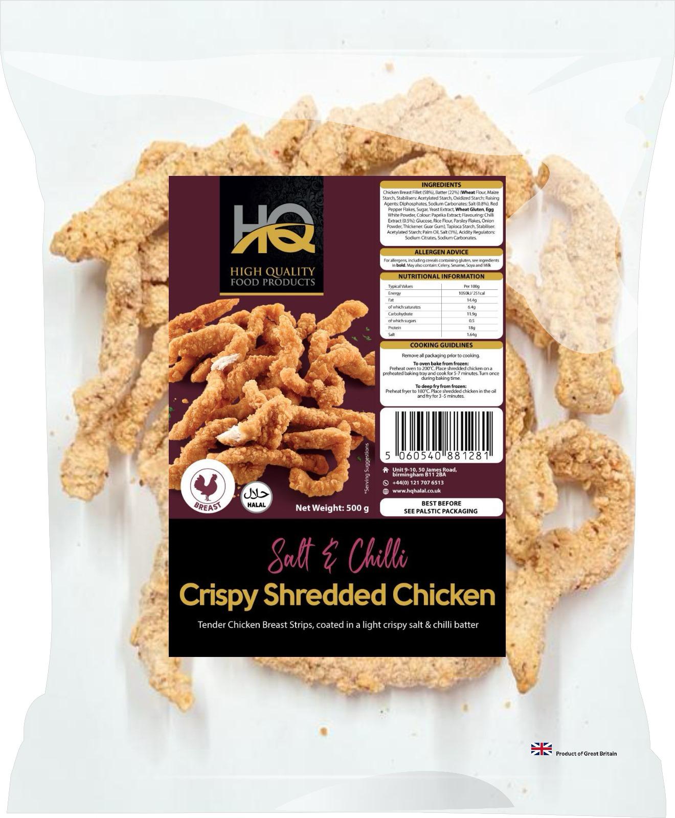 HQ CRISPY SHREDDED CHICKEN