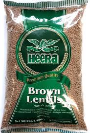 heera brown lentils 2kg